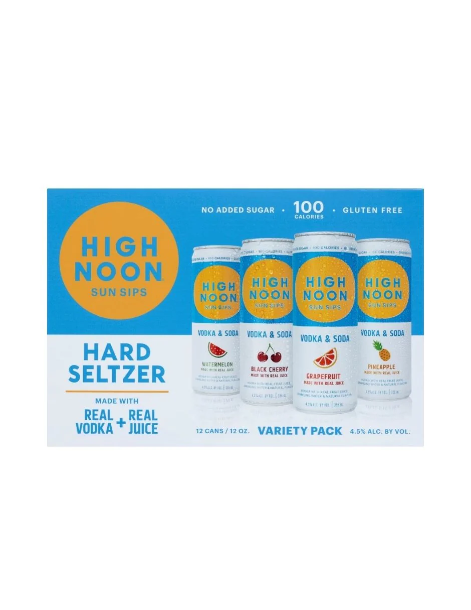 Bebida Hard Seltzer High Noon 12 pack
