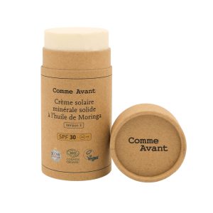 Protector solar mineral sólido SPF30 con aceite de moringa (versión antigua 2)