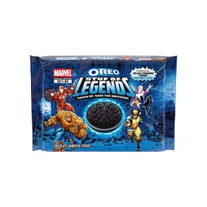 Galletas sándwich de chocolate OREO MARVEL edición especial 303gr