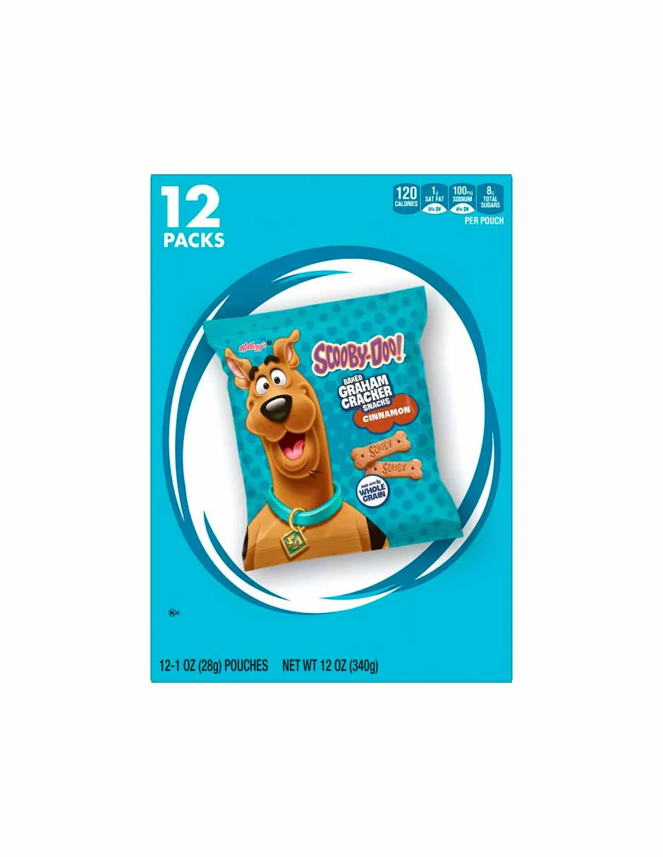 Scooby galletas con 12 bolsitas, 340gr
